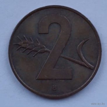 Швейцария, 2 раппена, 1958 год, VF