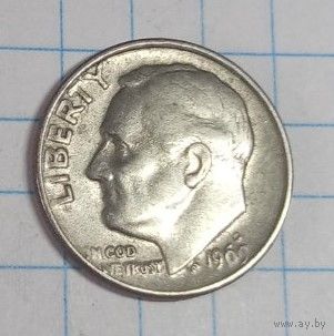 10 центов 1969 США