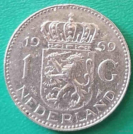 Нидерланды 1 гульден 1969