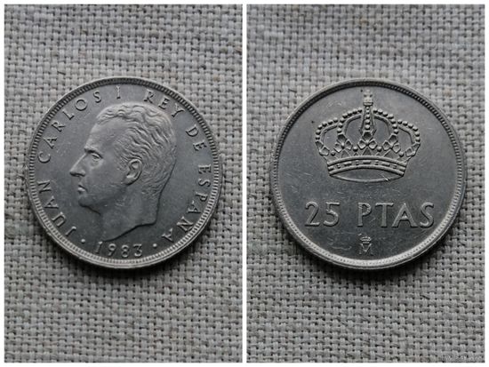 Испания  25 песет 1983