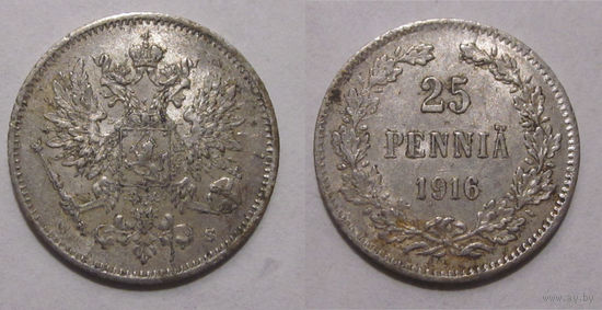 25 пенни 1916 aUNC