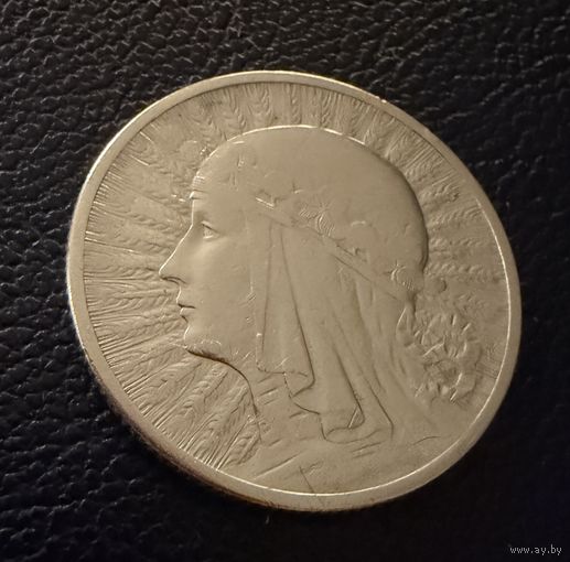 2 злотых 1934 г.  Польша.  Ядвига.  Серебро