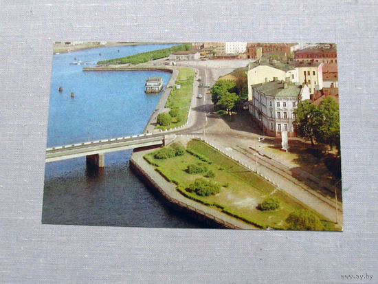С018-5730 Открытка Выборг Вид города с крепостной башни Фото Никитин 1970-1980-е Подписана