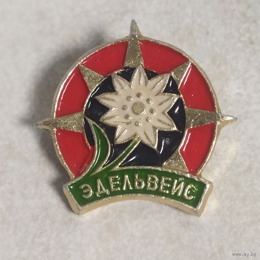 Значок. Эдельвейс.