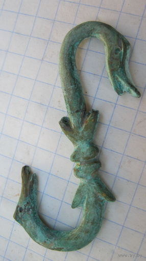 Зацеп-змейка. Бронза, литье.