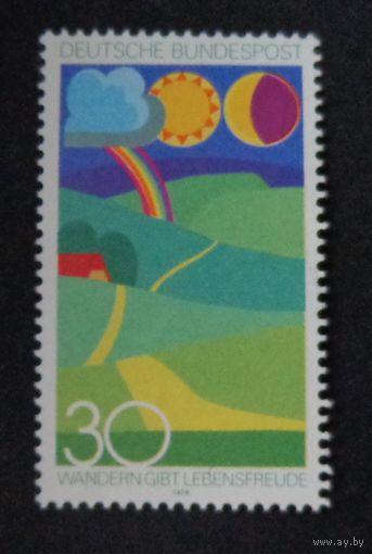 Германия, ФРГ 1974 г. Mi.808 MNH** полная серия