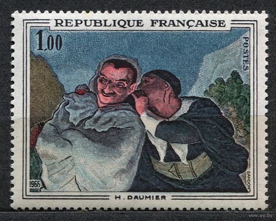 Живопись. Оноре Домье. Франция. 1966. Полная серия 1 марка. Чистая