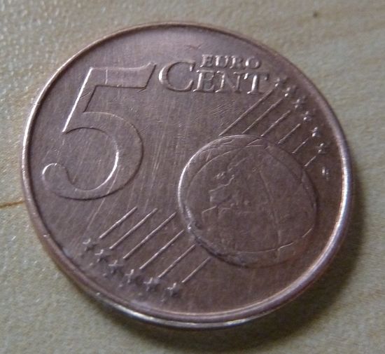 5 евроцентов 2001 Нидерланды