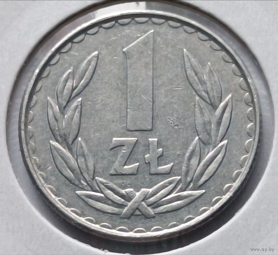 Польша. 1 злотый 1987 года. (*)
