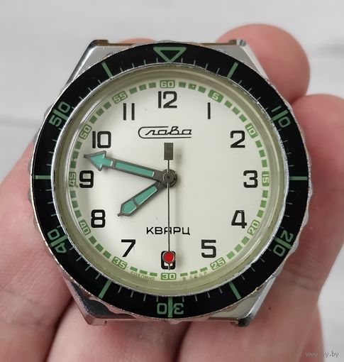 Часы Слава. Кварц. Сделано в СССР.