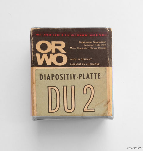 ORWO DU2 Diapositiv platte диапозитивные пластины