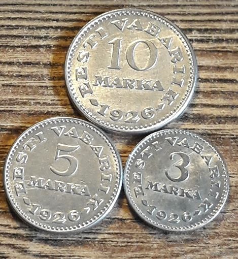 КОПИИ!!! 10 и 5 и 3 марки 1926 Эстония КОПИИ!!!