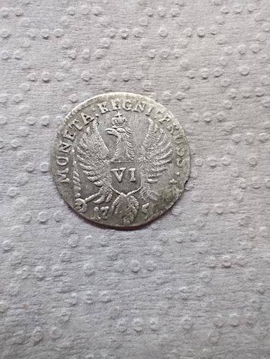 6 грошей 1759 г