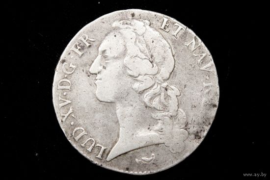 Талер (экю) 1765 г. Франция, Людовик XV