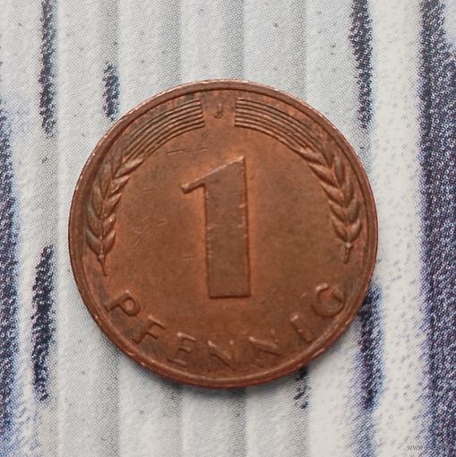 1 пфенниг 1950(J) года Федеративная республика.