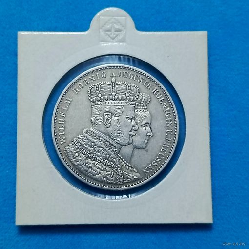 Коронационный талер 1861г.Пруссия! Сохран! Расспродажа!