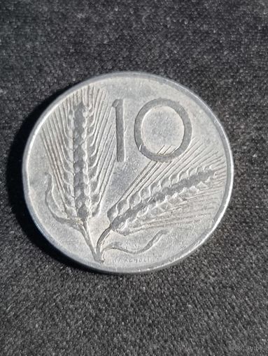 Италия 10 лир 1952