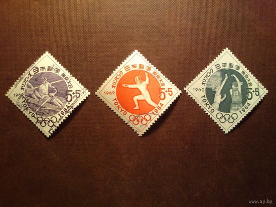 Япония 1962 г.Летняя олимпиада 1964 года, Токио./41а/