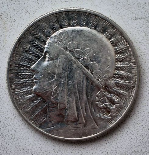 Польша, 5 злотых 1934 . Приятные.