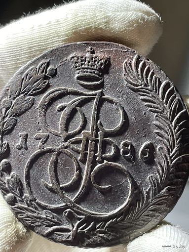 5 копеек 1786 ЕМ без МЦ.Кладовая.Состояние!