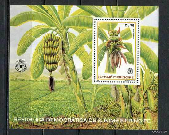 Сан Томе и Принсипи - 1981 - Фрукты - [Mi. bl. 79] - полная серия - 1 блок. MNH.  (Лот 54JK)-TG2P48
