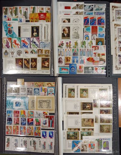 Марки СССР, полный чистый годовой набор за 1984 год, разновидности, высокий каталог. Смотрите фото