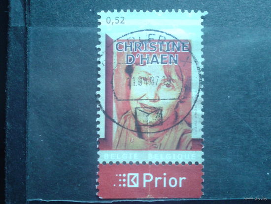 Бельгия 2007 Писательница, марка из блока