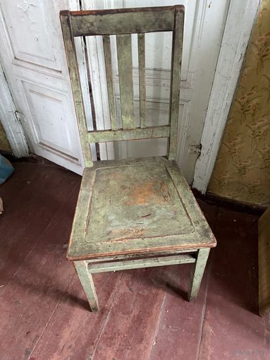 Стул деревянный, фабричный, 50-ые годы, крепкий