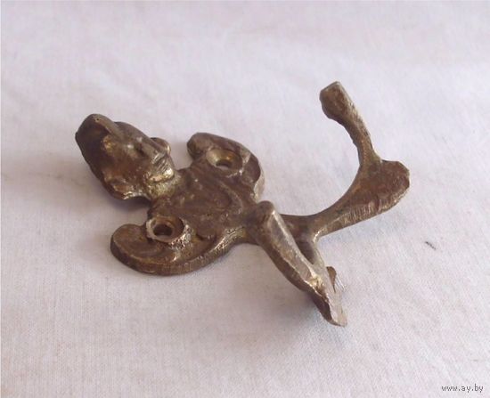 Крюк настенный Вешалка Бронза 11