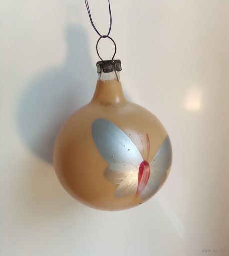 Ёлочная игрушка с двухсторонней росписью