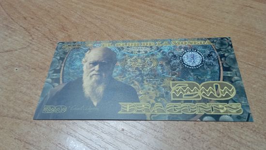 Колумбия 20 Драгонез 2013 Чарлз Дарвин Серия Великие люди мира , с 12-и рублей