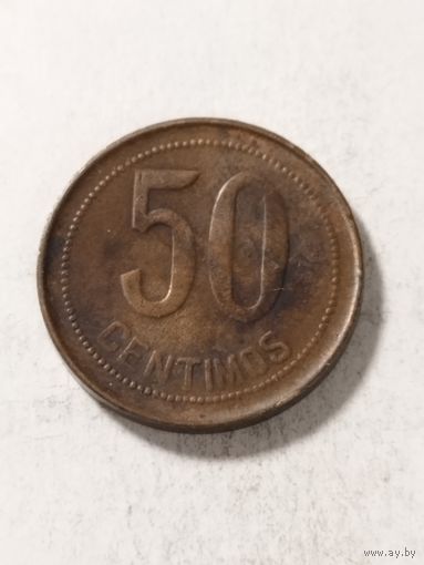 Испания 50 сентим 1937