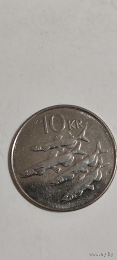Исландия 10 крон 2008