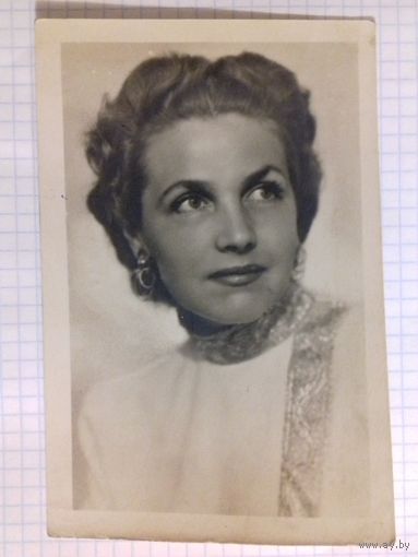 Почтовая карточка Т. Макарова "Укрфото" 1955 год.