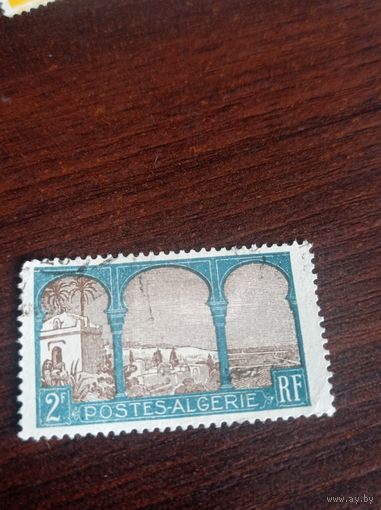 Алжир 1926 года. Алжирский залив деревьев. 2f