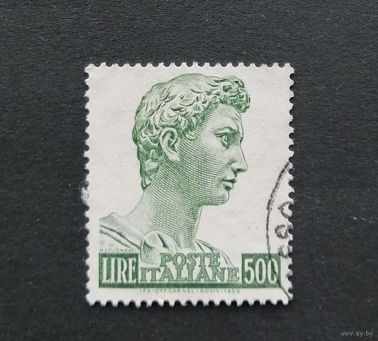 Италия 1957 Святой Георгий. Скульптура Донателло