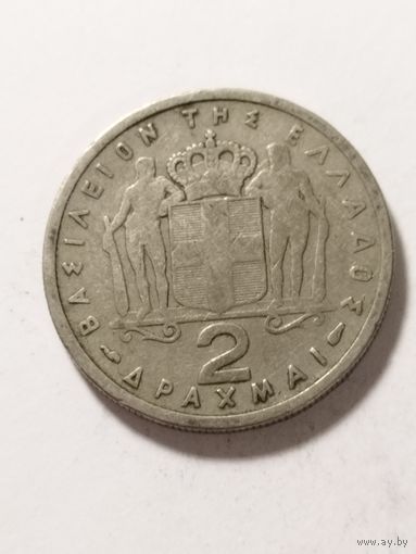 Греция 2 драхмы 1957