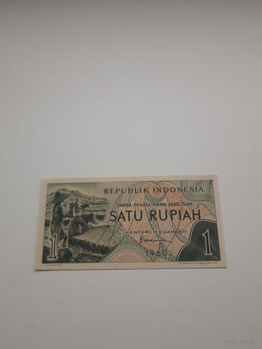 ИНДОНЕЗИЯ 1 руппи 1960 год
