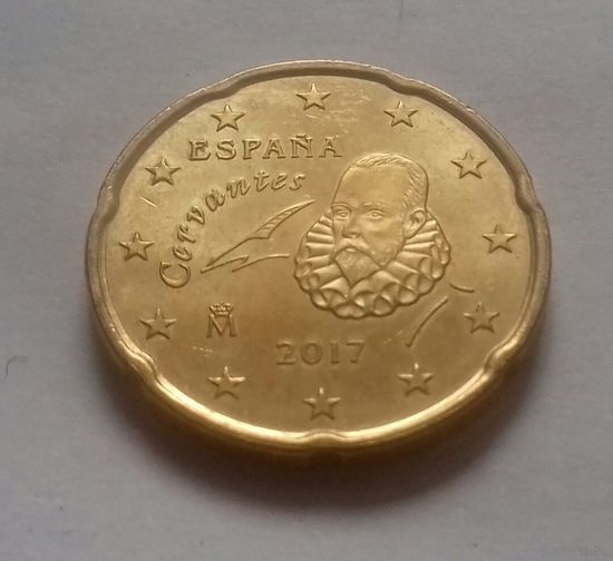 20 евроцентов, Испания 2017 г., AU