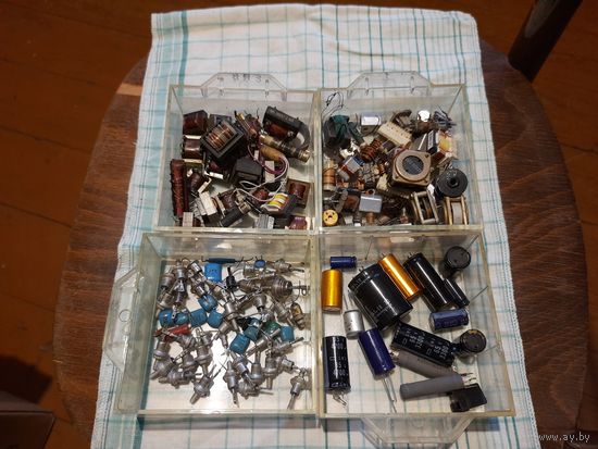 Радиодетали. Сборный лот СССР и импорт. ВСЁ ОДНИМ ЛОТОМ.