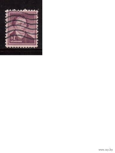 США-1954 (Мих.674) , гаш., Стандарт, Личности,