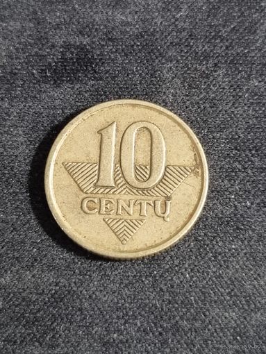 Литва 10 центов 1997