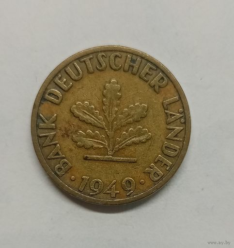Германия 5 пфеннигов 1949 год  D