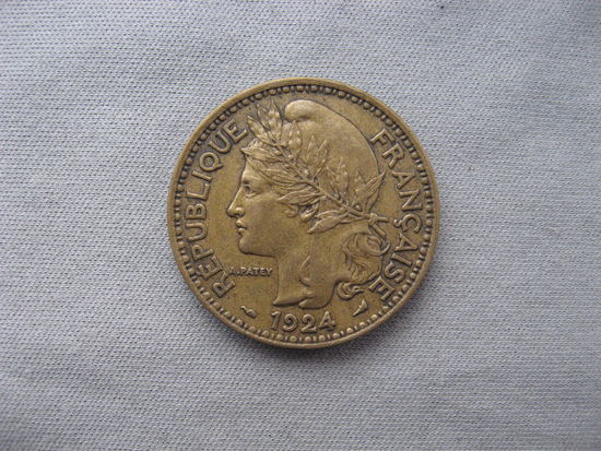 Камерун 2 франка 1924 год Подопечная территория ООН (1924-1948)