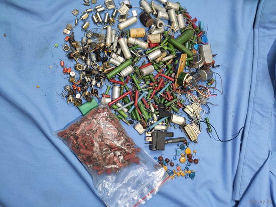 Радиодетали, конденсаторы и др.