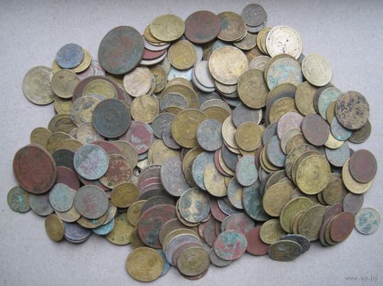 СССР 375шт. монеты от 1924г. до 1957г.