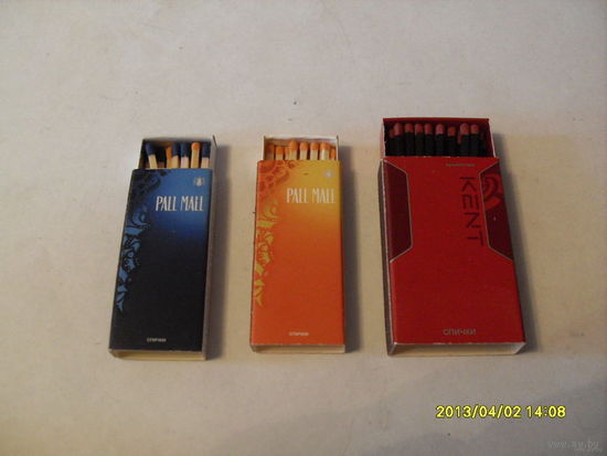 Набор спичек PALL MALL , KENT, No1