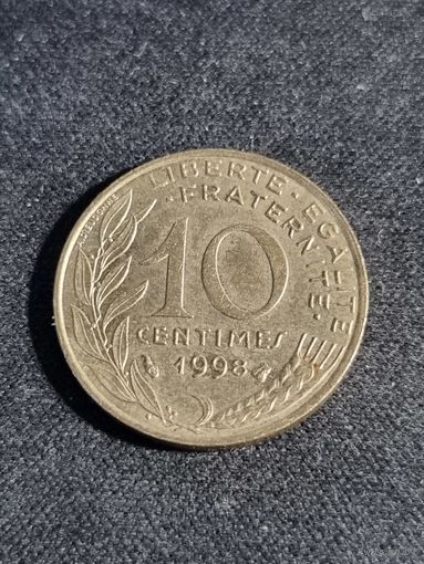 ФРАНЦИЯ 10 сантимов 1998