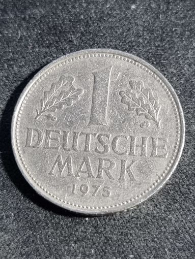 Германия (ФРГ) 1 марка 1975 J