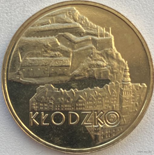 Польша 2 злотых 2007 г. Древние города Польши. Клодзко